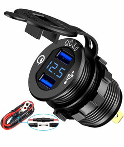 12V Marine USB/Voltage Outlet